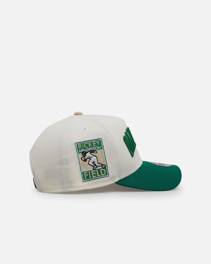 New Era Oakland Athletics 'Chrome Metallic Wordmark' 9FORTY A-Frame Snapback Chrome