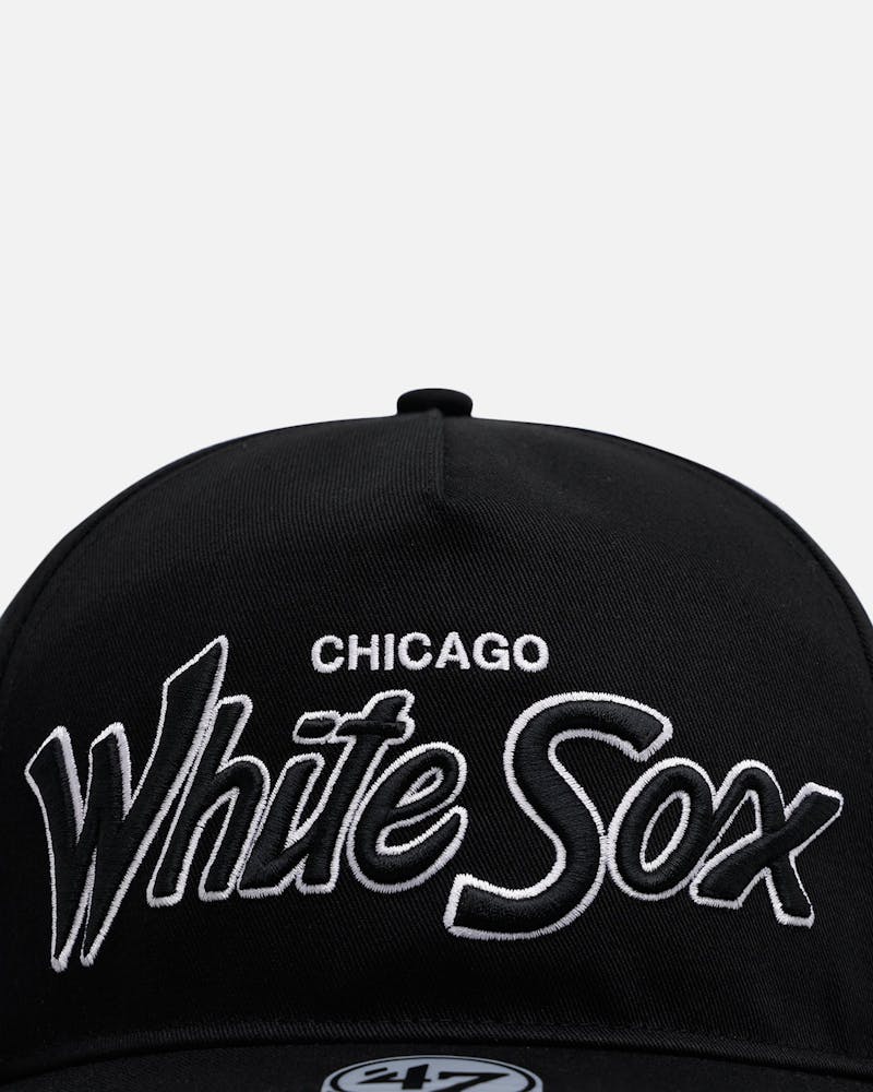 47 Brand Chicago White Sox 'Black Dome Script' 47 Hitch Snapback Black