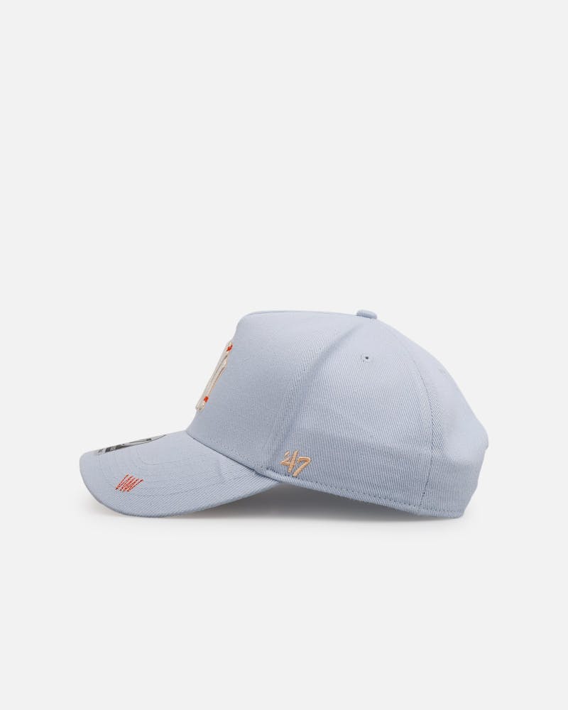 47 Brand New York Yankees 'Overstitch' 47 Offside Snapback Light Blue