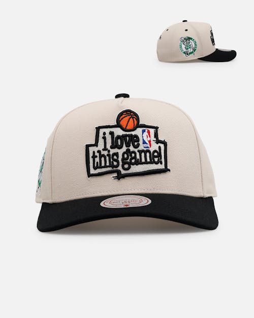 Mitchell & Ness Los Angeles Lakers 'I Love This Game' Pro Pinch Snapback Natural/Black