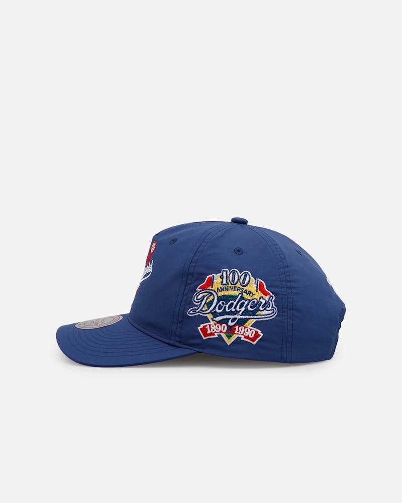 Mitchell & Ness Los Angeles Dodgers 'Matte Nylon 2.0' Caddy Fit Snapback Blue