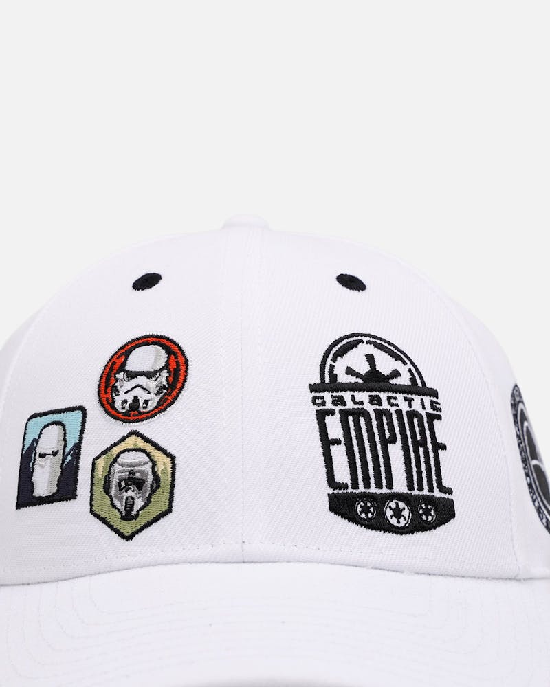 Jeff Hamilton X Star Wars Galactic Empire Snapback White/Black