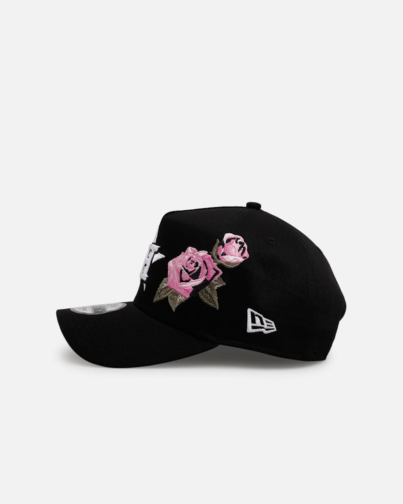New Era Houston Astros 'Pink Rose Embroidery' 9FORTY A-Frame Snapback Black/Pink