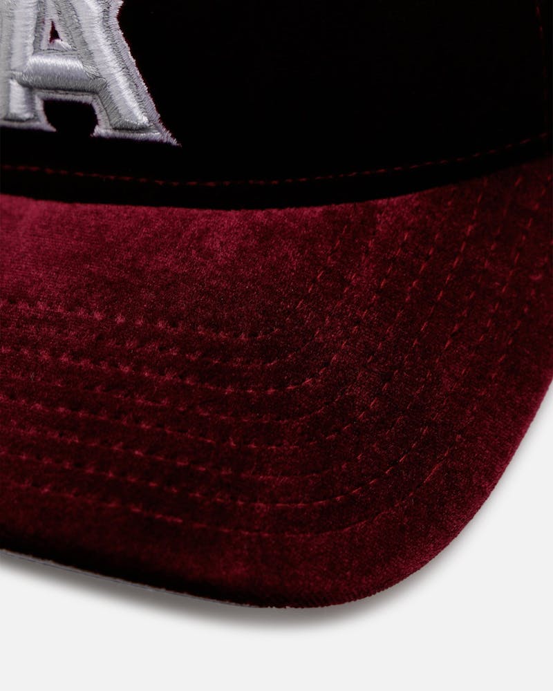 New Era Los Angeles Angels 'Velvet Dreams 2.0' 9FORTY A-Frame Snapback Burgundy