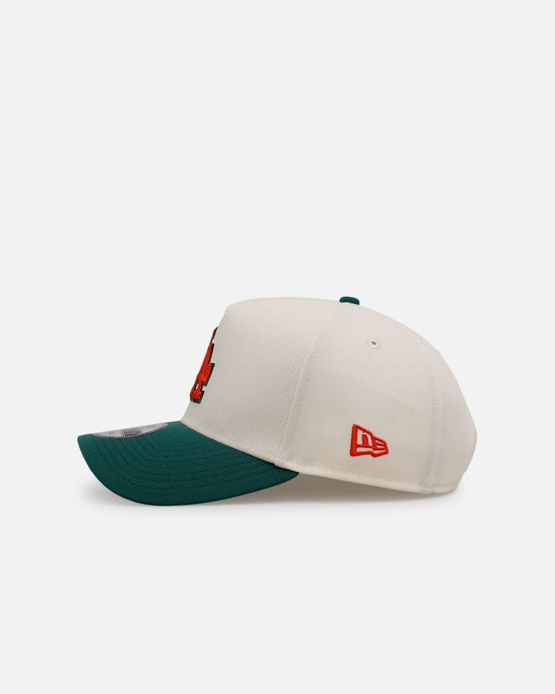 New Era Los Angeles Dodgers 'Citrus' 9FORTY A-Frame Snapback Chrome/Green/Orange
