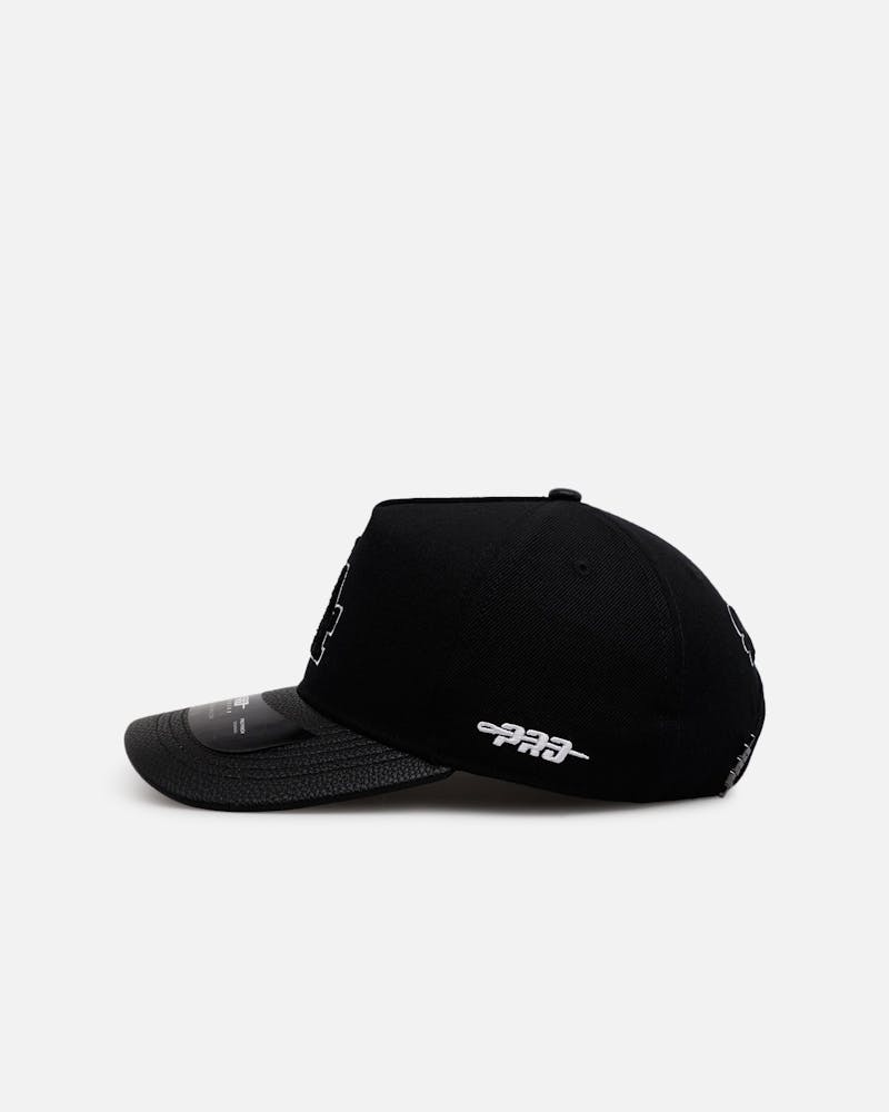 Pro Standard Los Angeles Dodgers 'Black Chenille' Pro Pinch Strapback Black