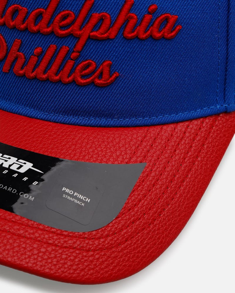 Pro Standard Philadelphia Phillies 'Sovenir' Pinch Front Strapback Blue/Red