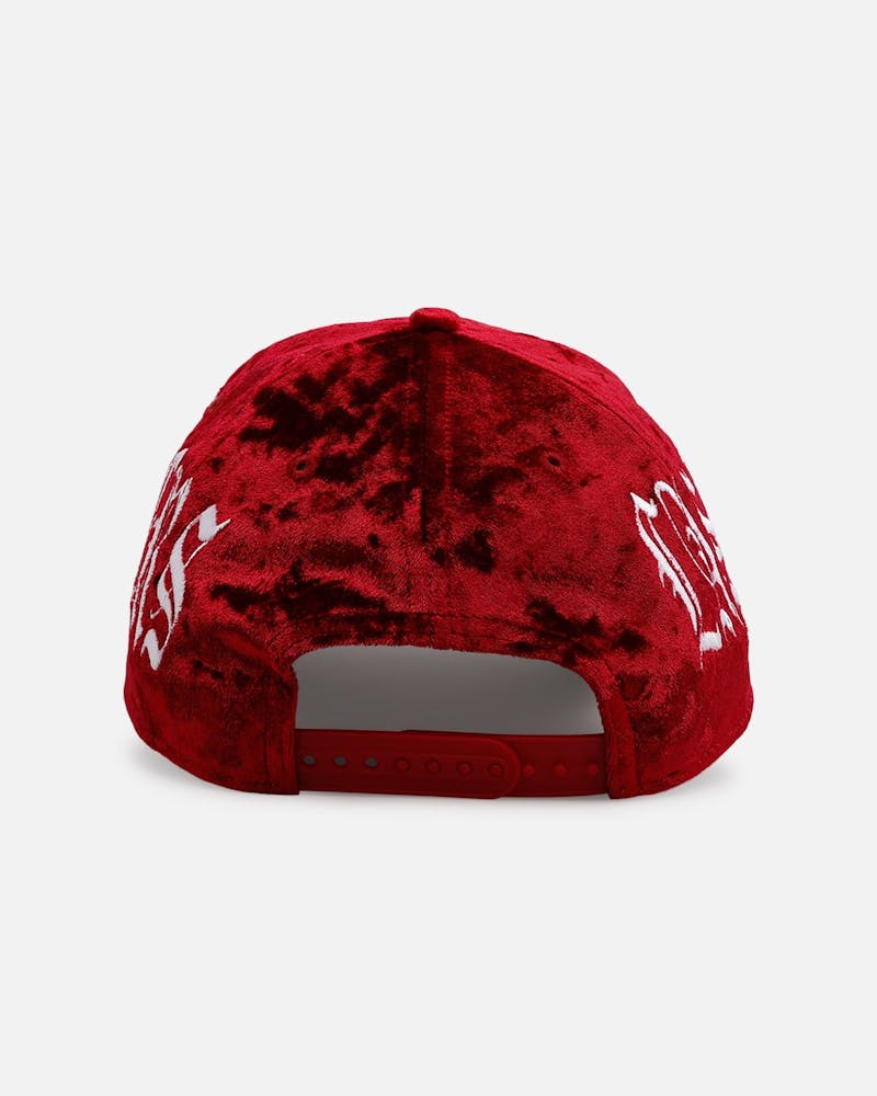 New Era Las Vegas Raiders 'Crushed Velvet Dreams' 9FORTY A-Frame Snapback Maroon
