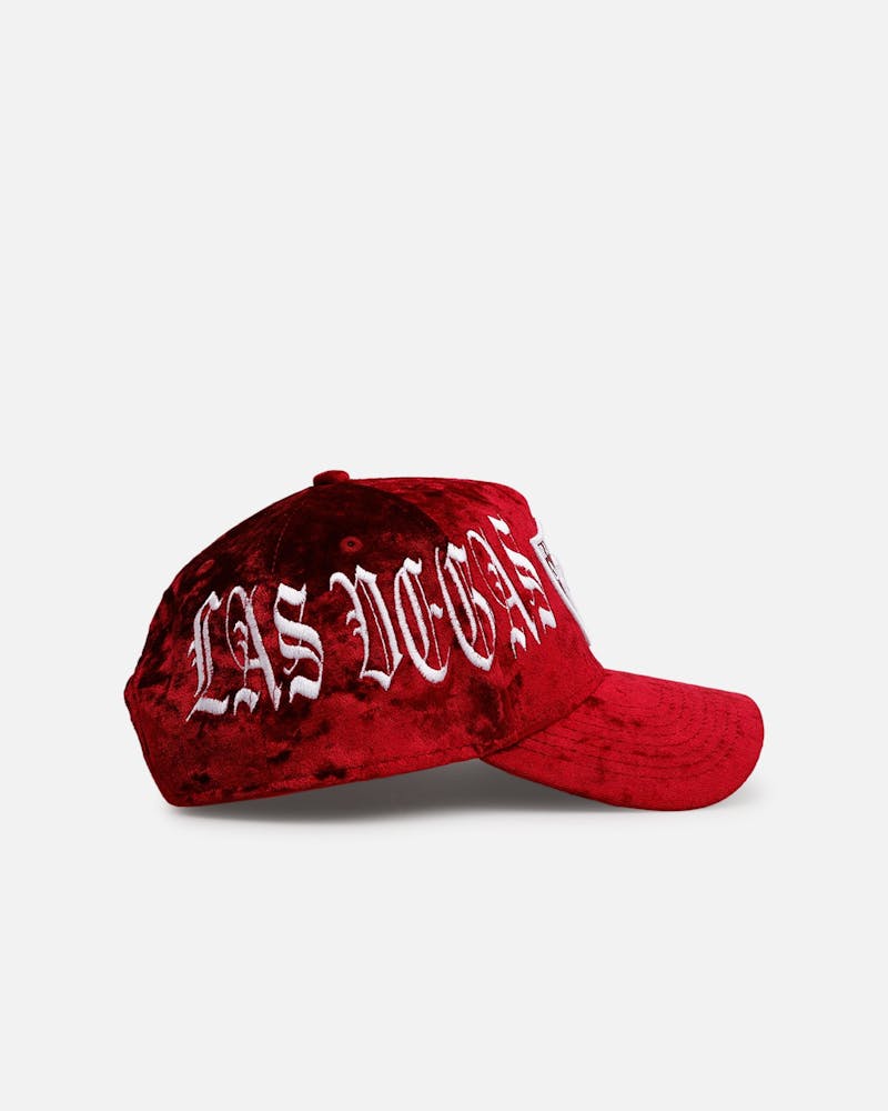 New Era Las Vegas Raiders 'Crushed Velvet Dreams' 9FORTY A-Frame Snapback Maroon