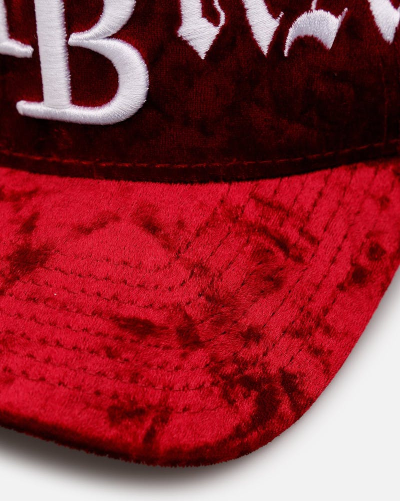 New Era Tampa Bay Rays 'Crushed Velvet Dreams' 9FORTY A-Frame Snapback Maroon