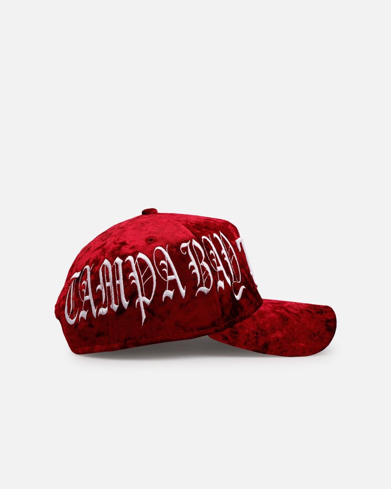 New Era Tampa Bay Rays 'Crushed Velvet Dreams' 9FORTY A-Frame Snapback Maroon