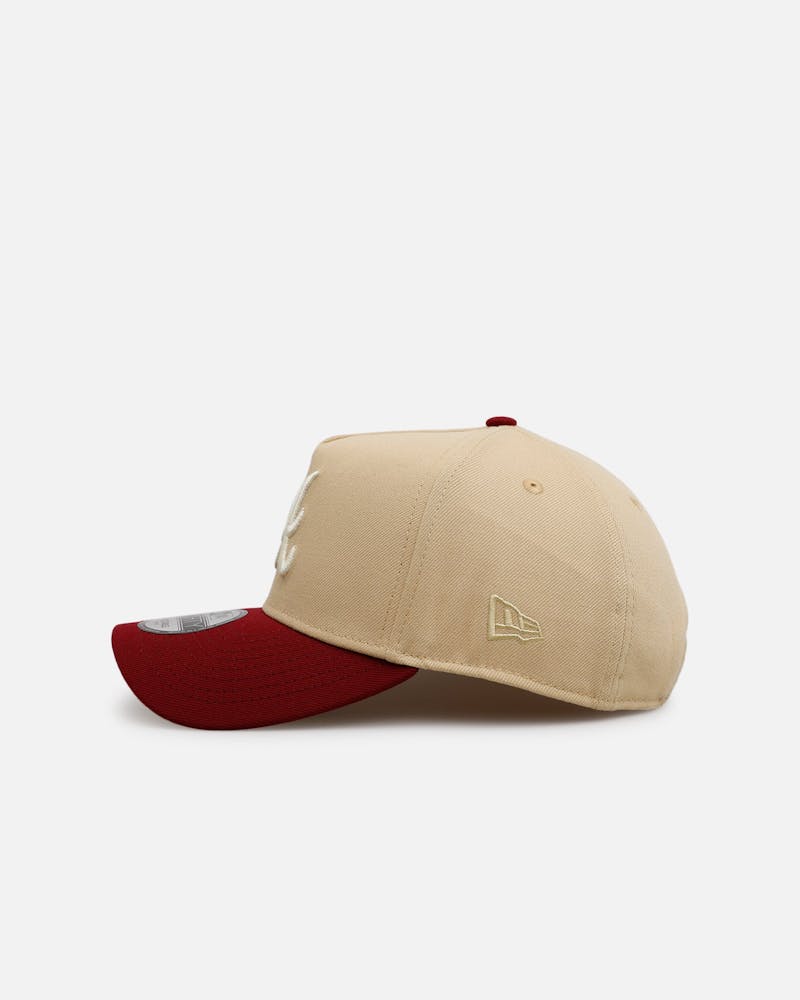 New Era Atlanta Braves 'Vintage' 9FORTY A-Frame Snapback Vegas Gold