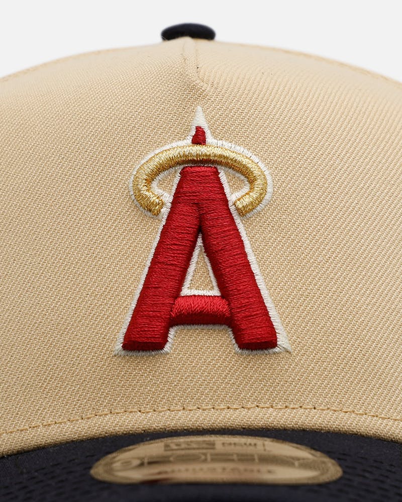 New Era California Angels 'Vintage' 9FORTY A-Frame Snapback Vegas Gold