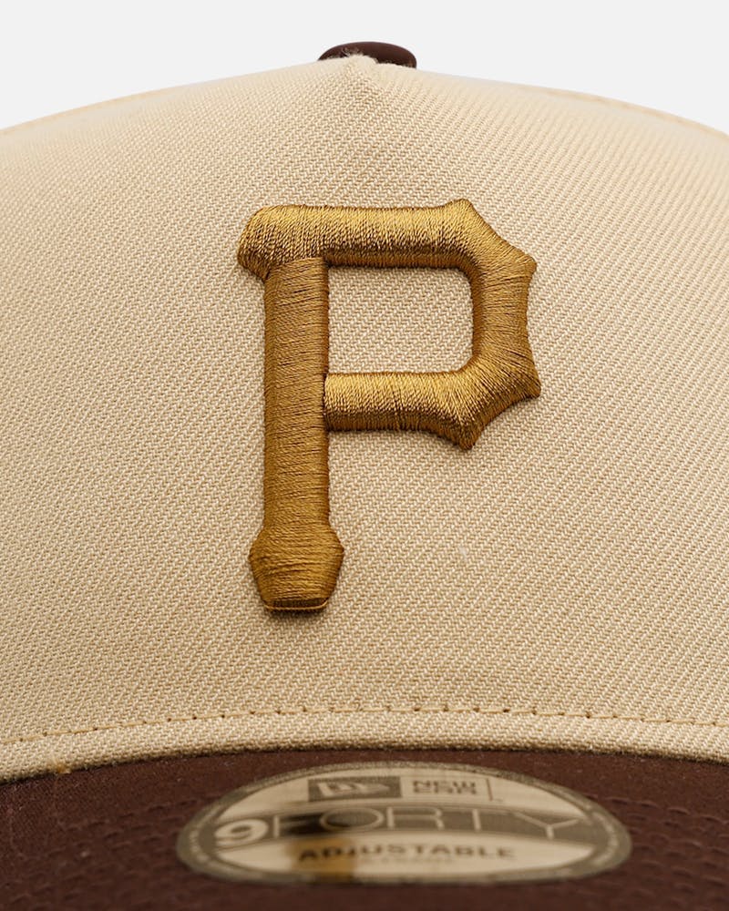 New Era Pittsburgh Pirates 'Vintage' 9FORTY A-Frame Snapback Vegas Gold