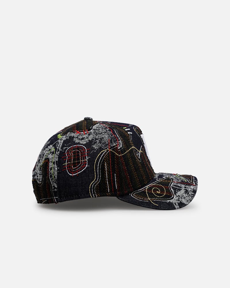 New Era Los Angeles Dodgers 'Running Stitch' 9FORTY A-Frame Snapback Multi