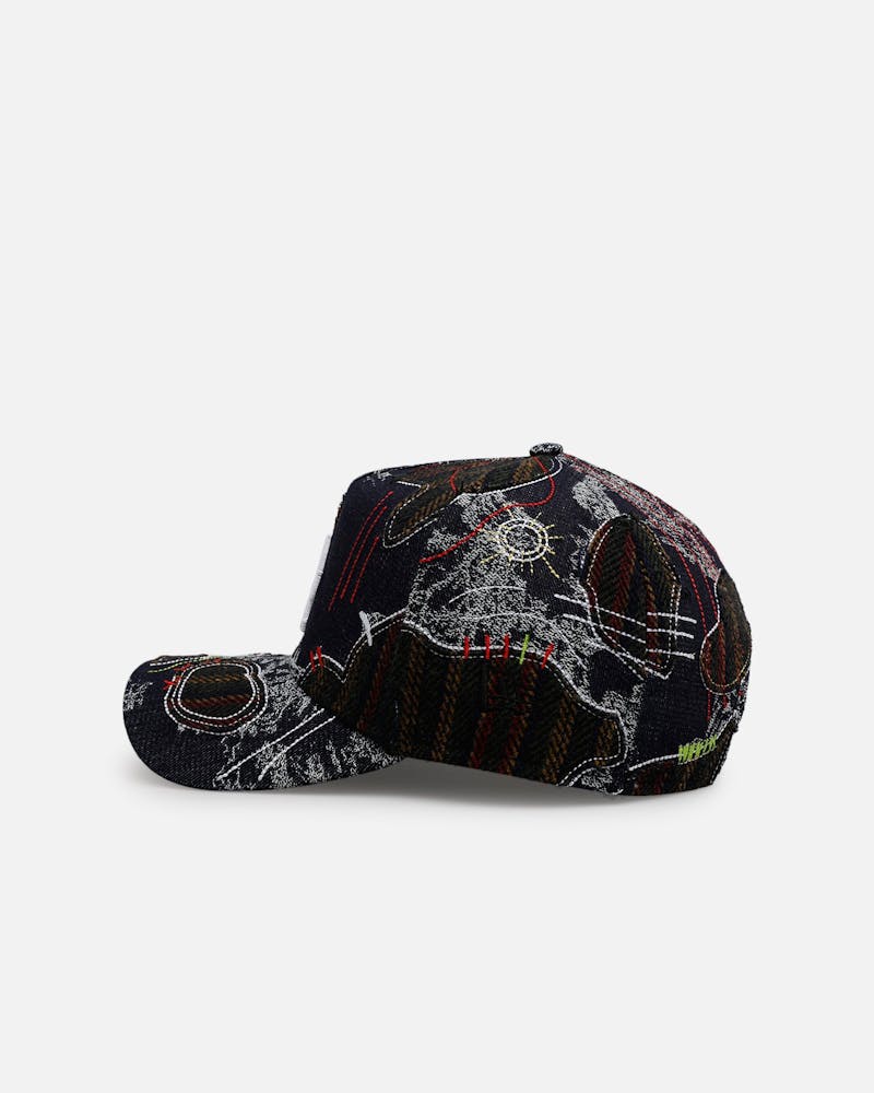 New Era Los Angeles Dodgers 'Running Stitch' 9FORTY A-Frame Snapback Multi