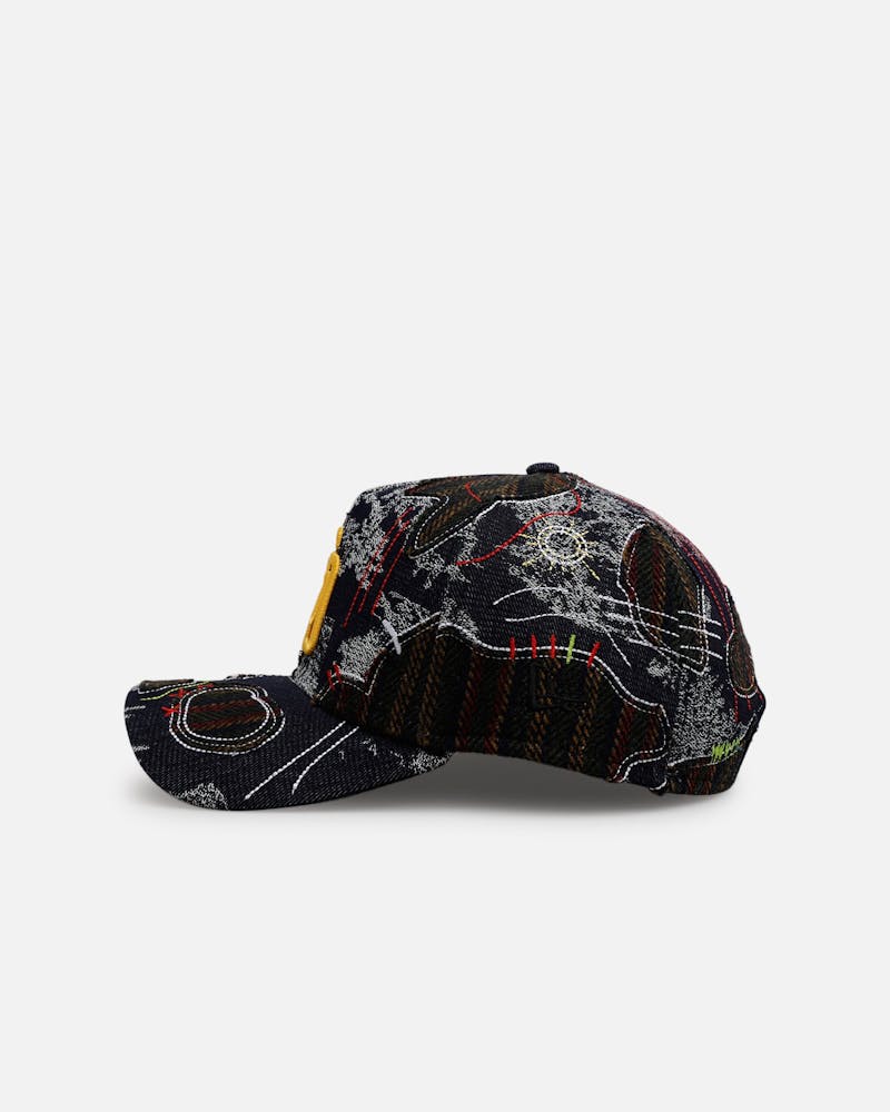 New Era San Diego Padres 'Running Stitch' 9FORTY A-Frame Snapback Multi