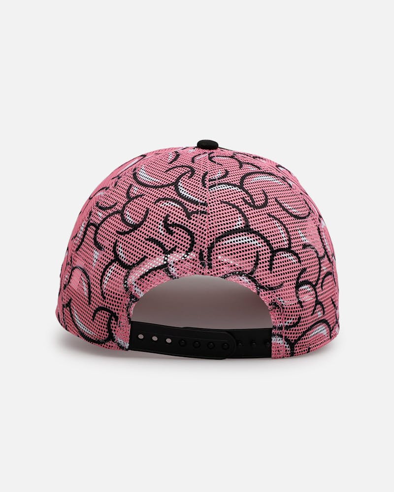 New Era San Diego Padres 'Thoughtful' 9FORTY A-Frame Trucker Snapback Black/Pink