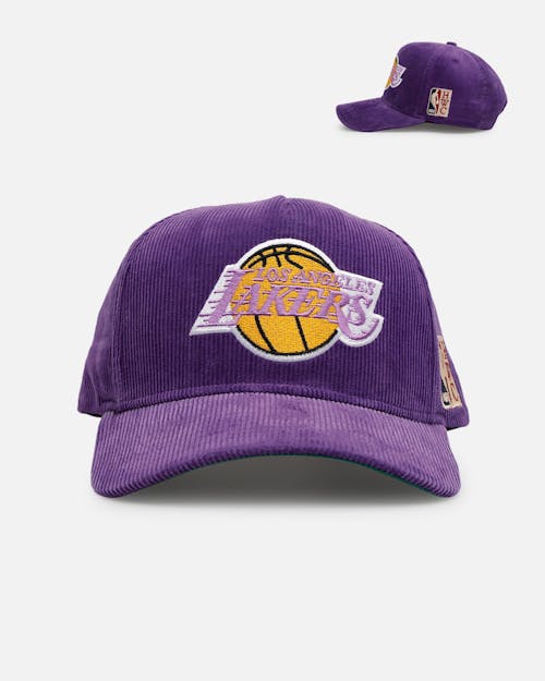 Mitchell & Ness Los Angeles Lakers 'I Love This Game' Pro Pinch Snapback Natural/Black