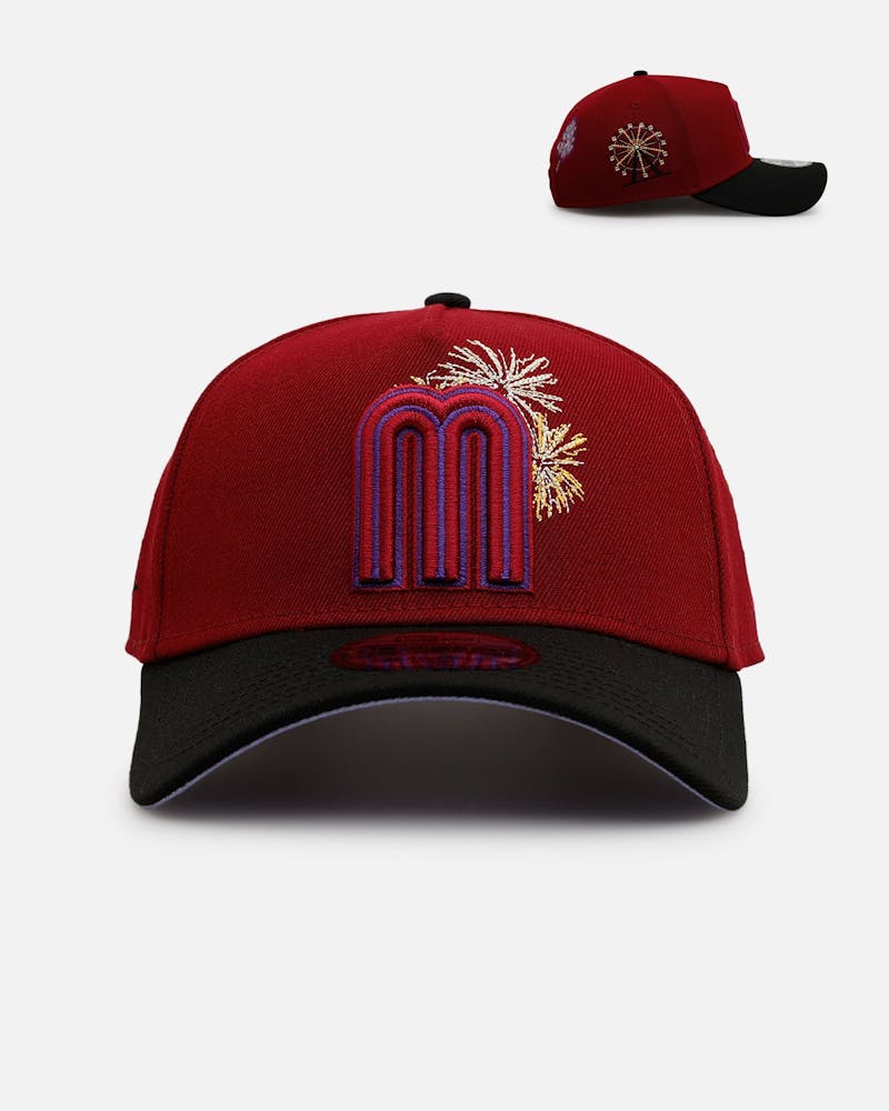 New Era Mexico National Baseball Team 'Carnival' 9FORTY A-Frame Snapback Cardinal
