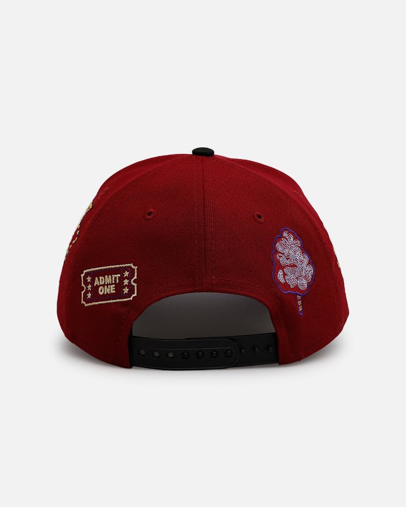 New Era New York Yankees 'Carnival' 9FORTY A-Frame Snapback Cardinal