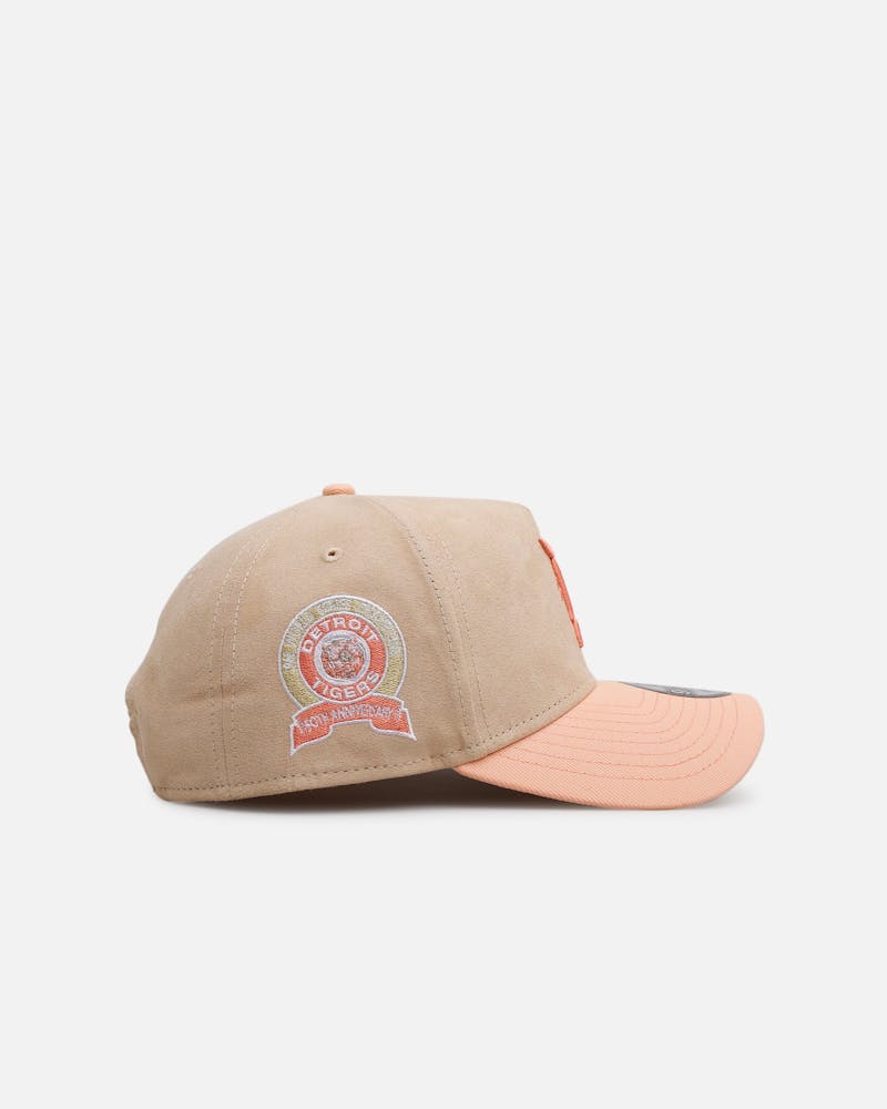 New Era Detroit Tigers 'Peach Suede' 9FORTY A-Frame Snapback Peach