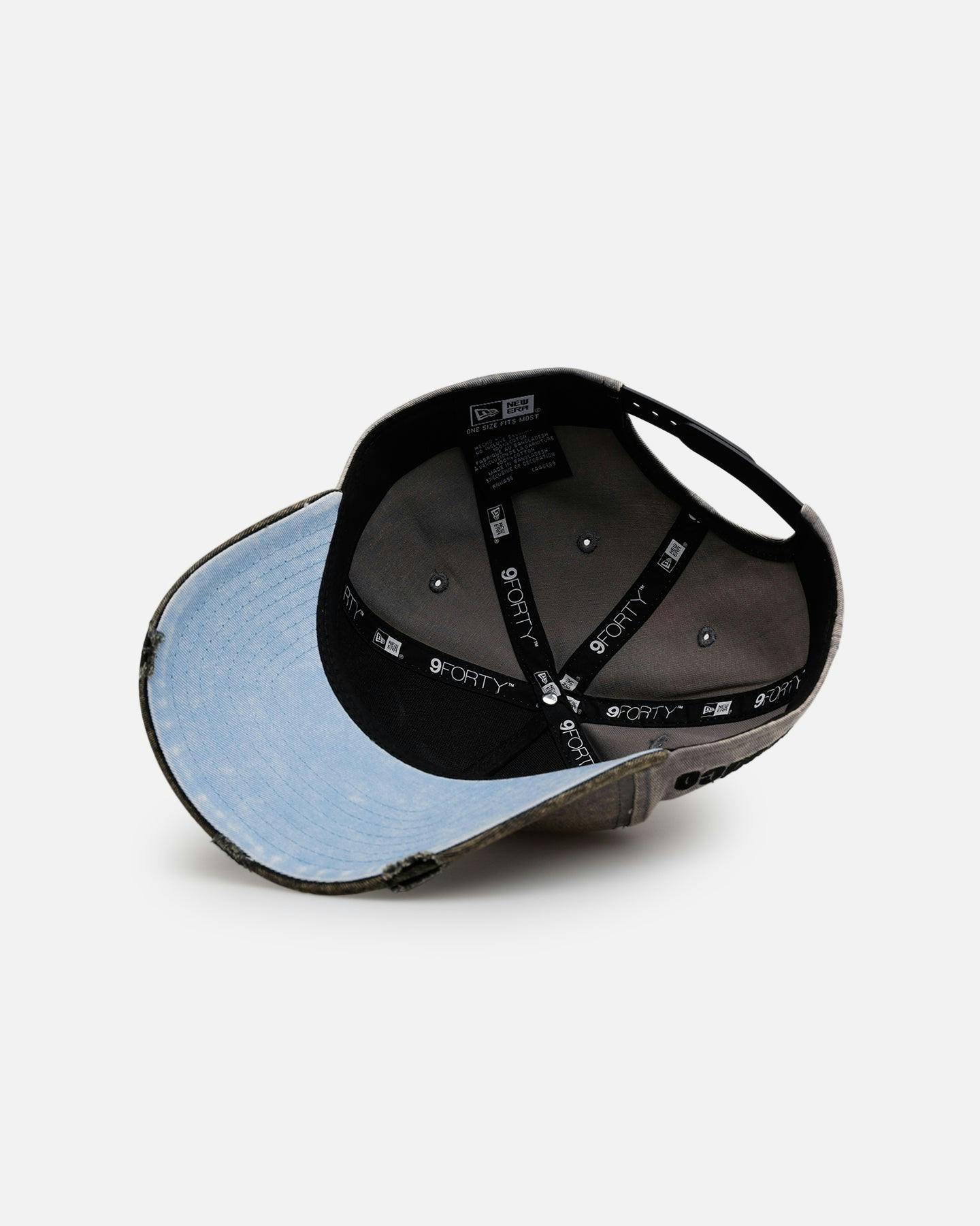 New Era Mexico National Baseball Team 'Washed Storm Gray' 9FORTY A-Frame Snapback Gray