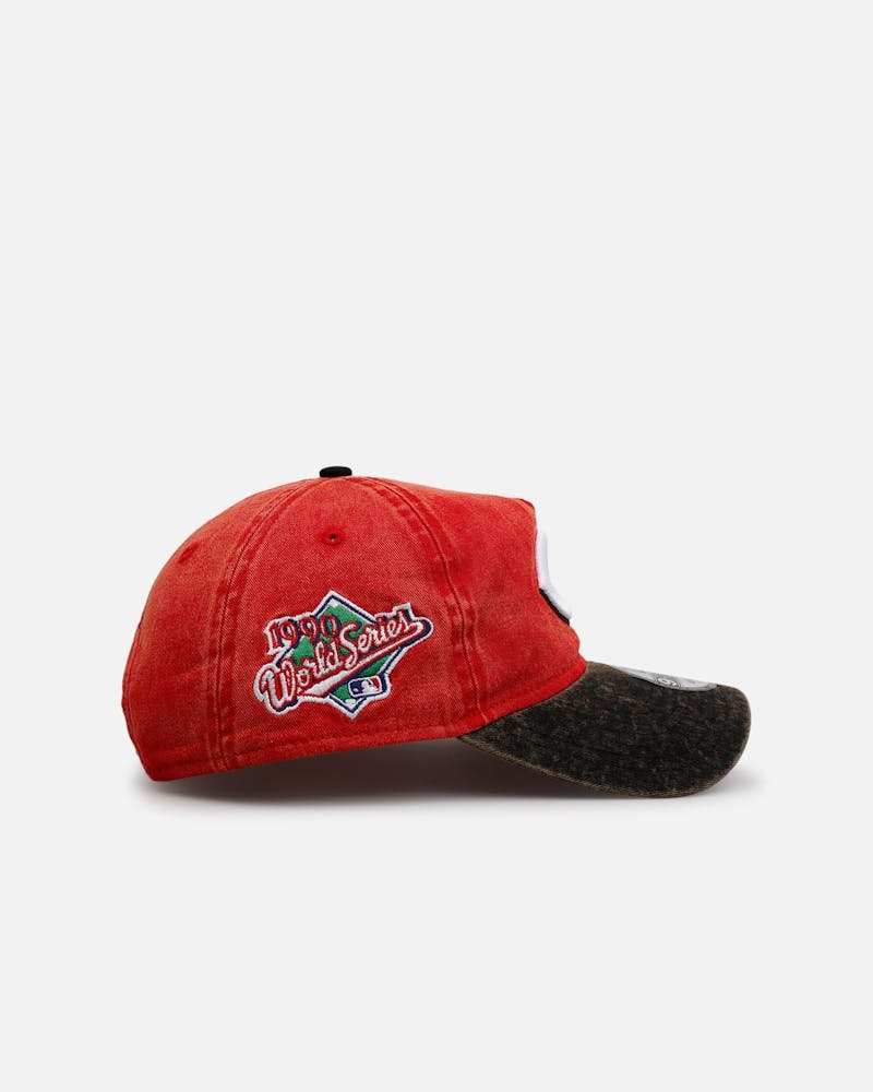 New Era Cincinnati Reds 'Washed Team Color' 9FORTY A-Frame Snapback Official Team Color