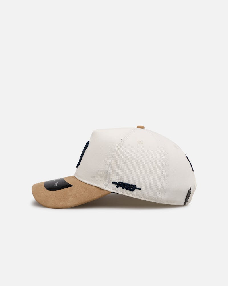Pro Standard Detroit Tigers 'Signature Suede' Pro Pinch Strapback Eggshell