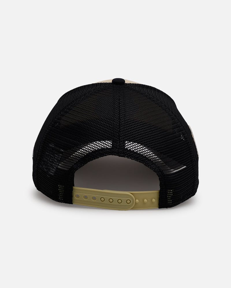 New Era Texas Rangers 'Vintage Truckers' 9FORTY A-Frame Trucker Snapback Vegas Gold