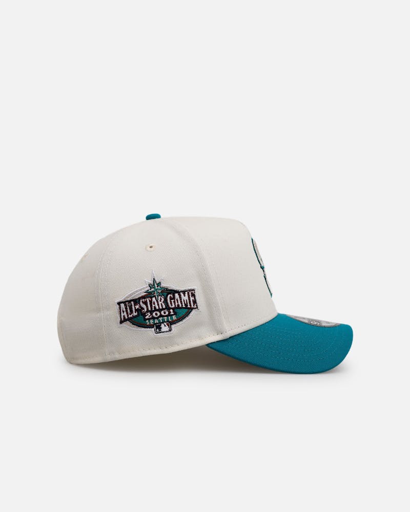 New Era Seattle Mariners 'Team Color Visor' 9FORTY A-Frame Snapback Chrome/Official Team Color