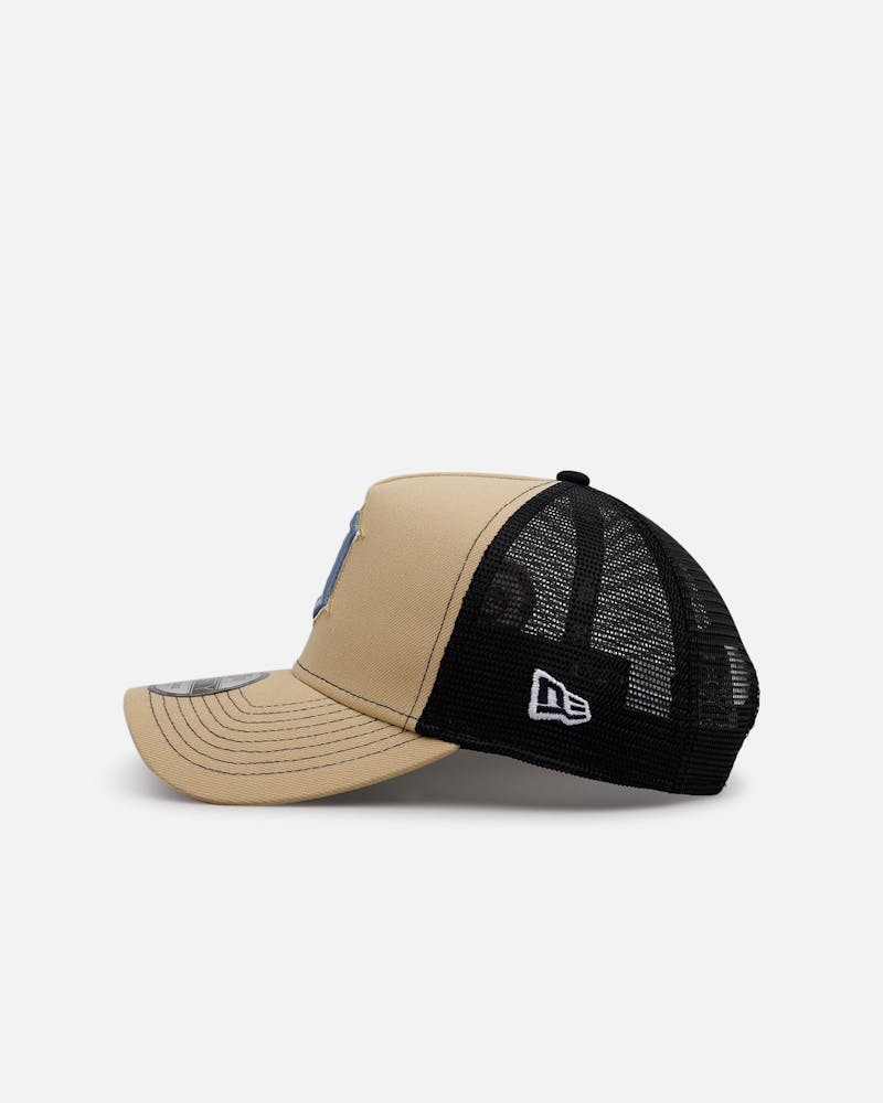 New Era Detroit Tigers 'Vintage Truckers' 9FORTY A-Frame Trucker Snapback Vegas Gold