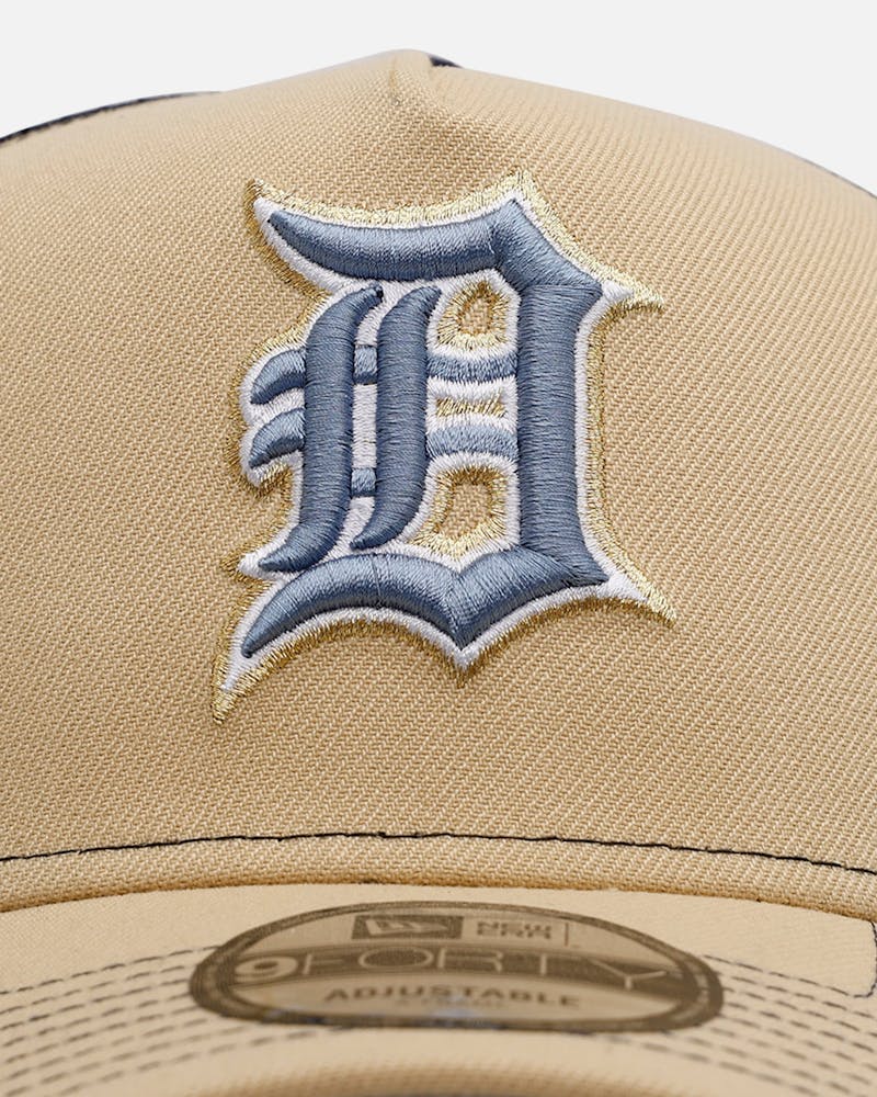 New Era Detroit Tigers 'Vintage Truckers' 9FORTY A-Frame Trucker Snapback Vegas Gold