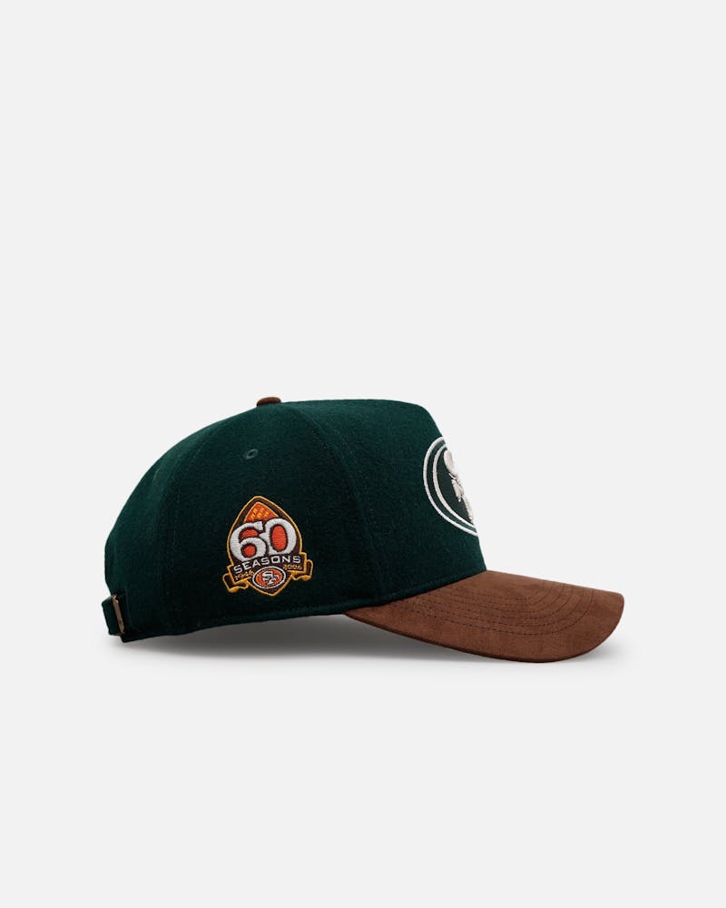 47 Brand San Francisco 49ers 'Fall Leaves' Clean Up Strapback Green/Brown