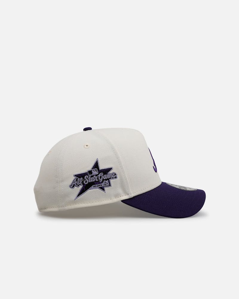 New Era Atlanta Braves 'Purple Haze 2.0' 9FORTY A-Frame Snapback Chrome/Purple