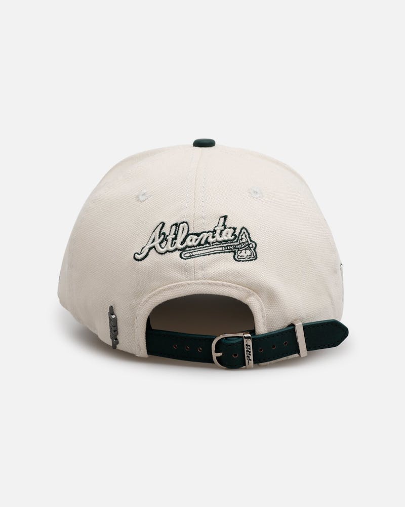 Pro Standard Atlanta Braves 'Tapestry 2.0' Pinch Front Strapback Dark Green