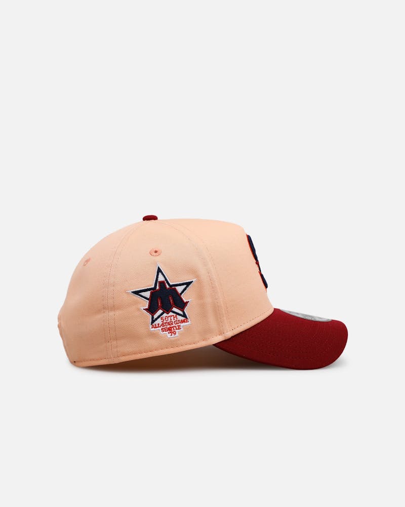 New Era Seattle Mariners 'Volcano' 9FORTY A-Frame Snapback Peach