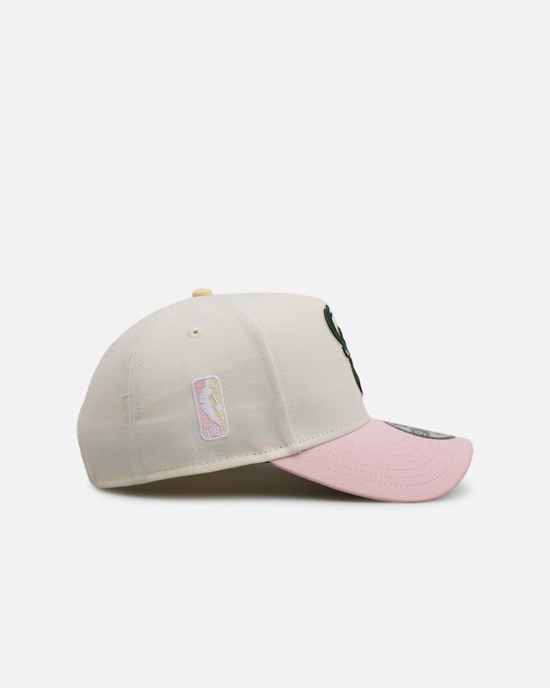 New Era Milwaukee Bucks 'Pink Lemonade' 9FORTY A-Frame Snapback Pink/Yellow