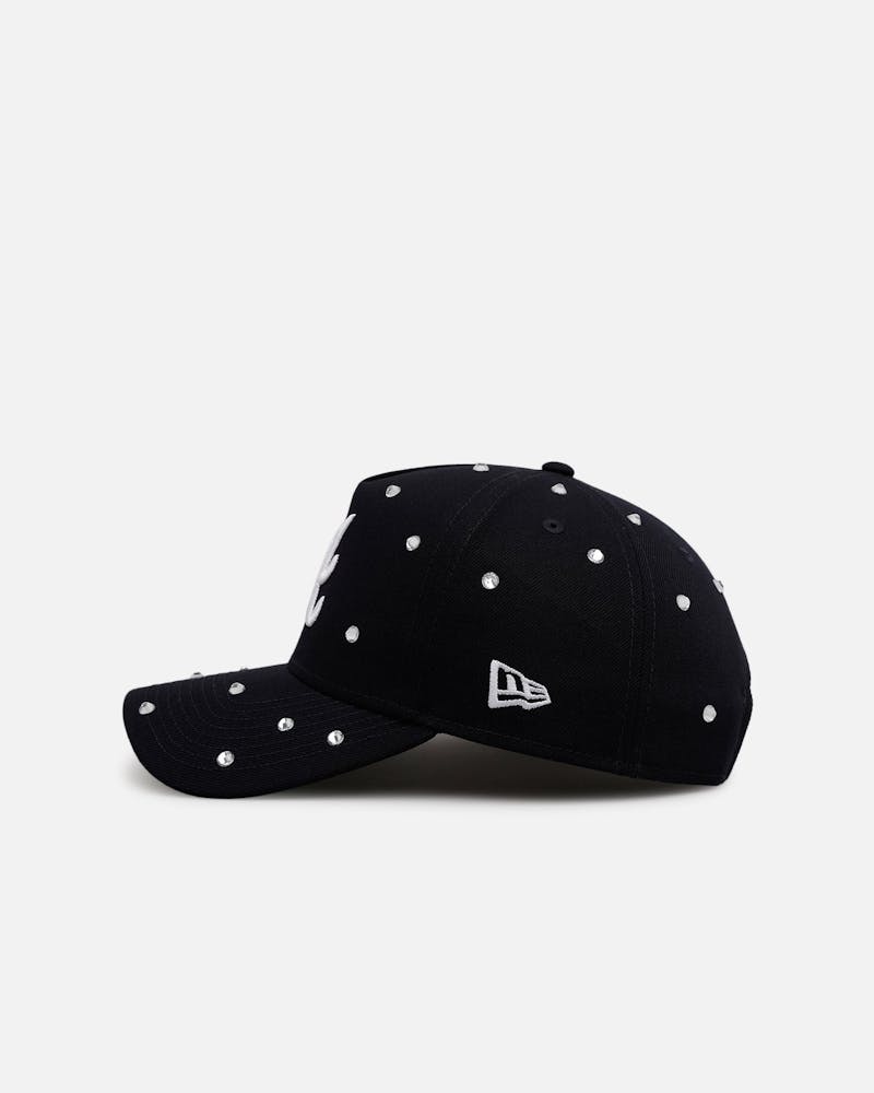New Era Atlanta Braves 'Embellishment' 9FORTY A-Frame Snapback Navy