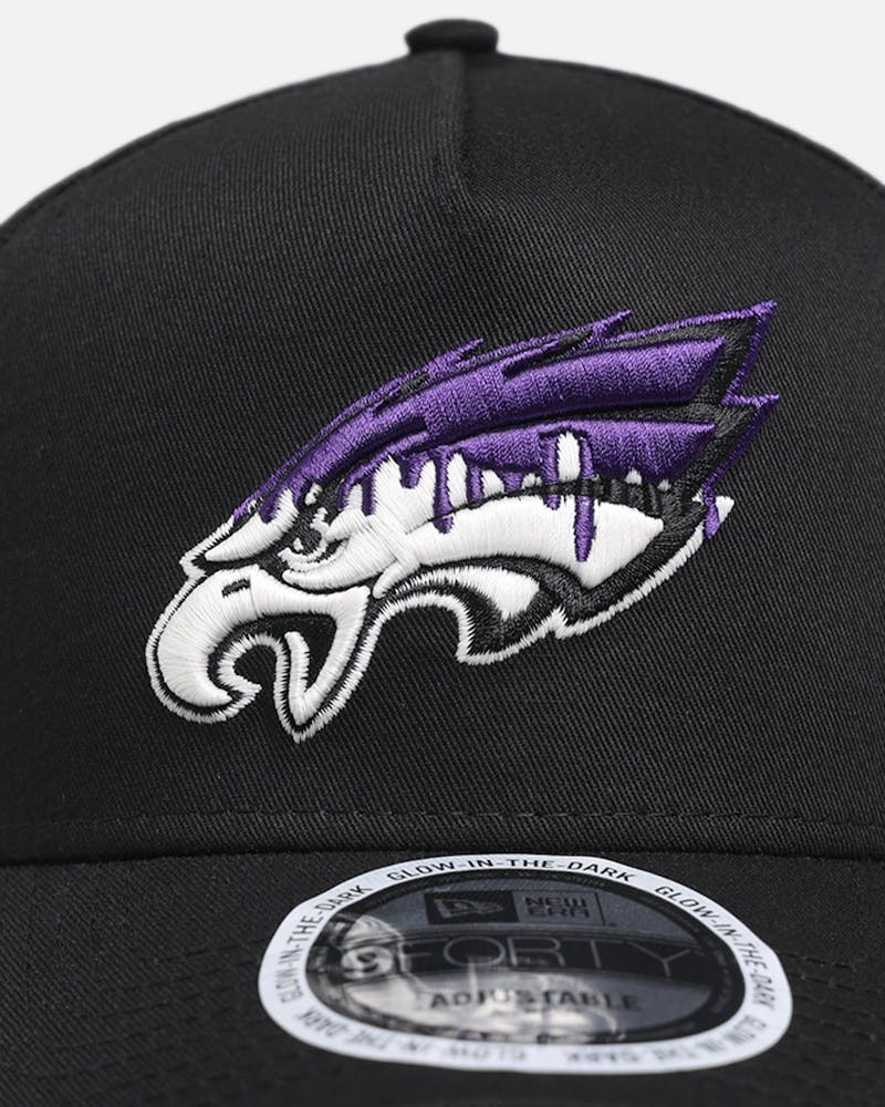 New Era Philadelphia Eagles 'Drip 3.0' 9FORTY A-Frame Snapback Black