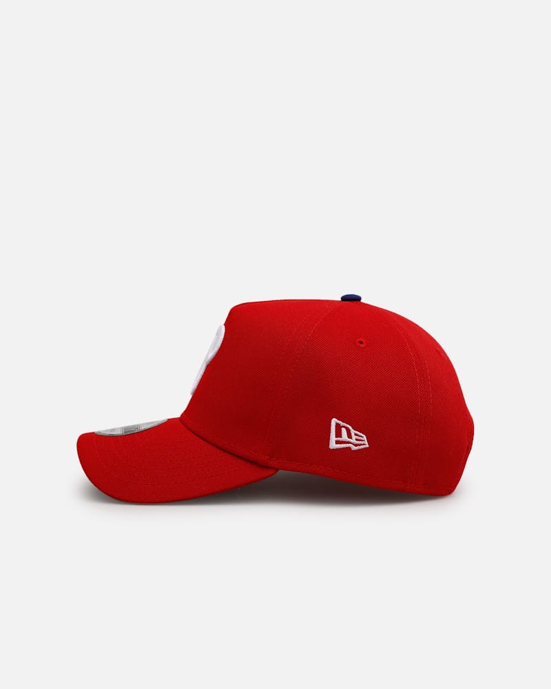 New Era Philadelphia Phillies 'Area Codes' 9FORTY A-Frame Snapback Red