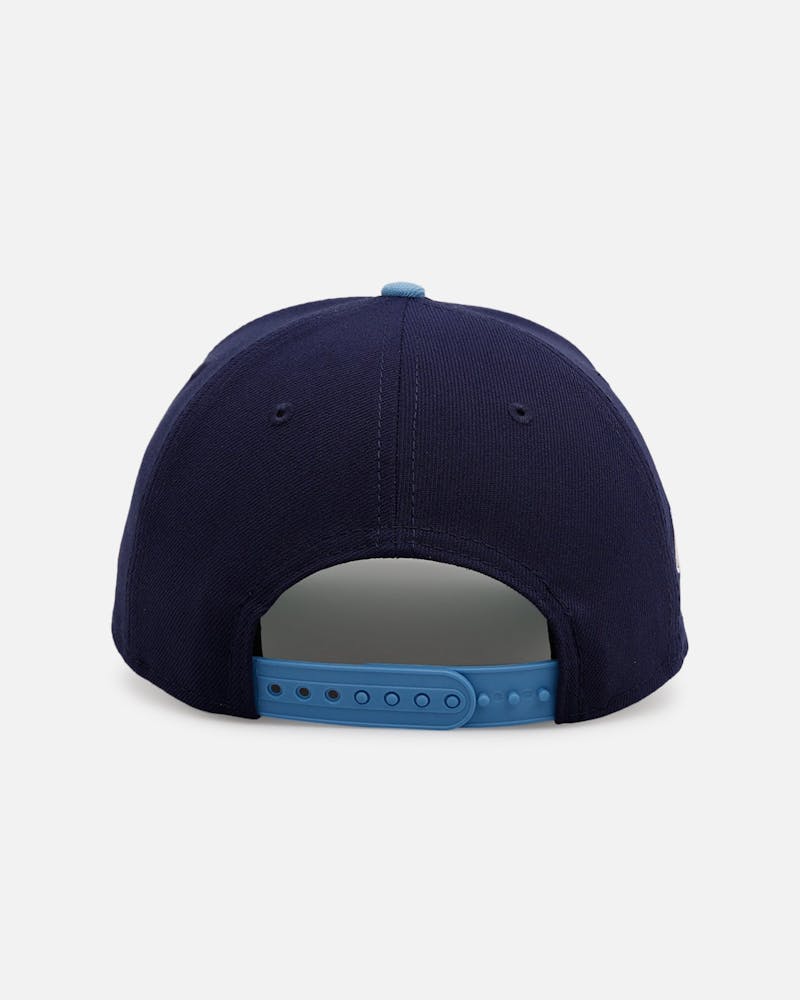 New Era Atlanta Braves 'Coral' 9FORTY A-Frame Snapback Navy/Sky