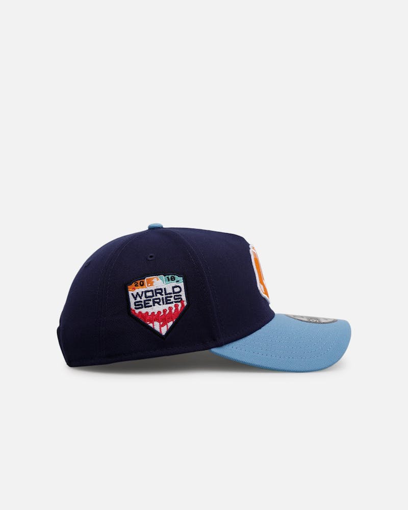 New Era Boston Red Sox 'Coral' 9FORTY A-Frame Snapback Navy/Sky