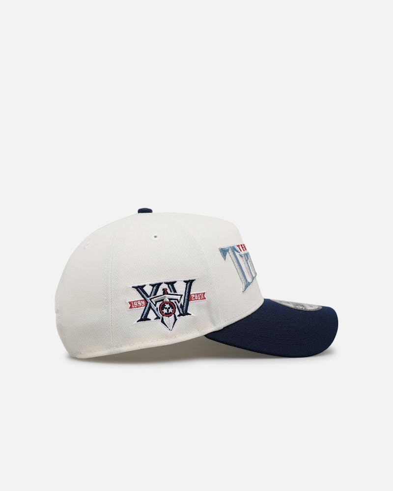 New Era Tennessee Titans 'Chrome Metallic Wordmark' 9FORTY A-Frame Snapback Chrome