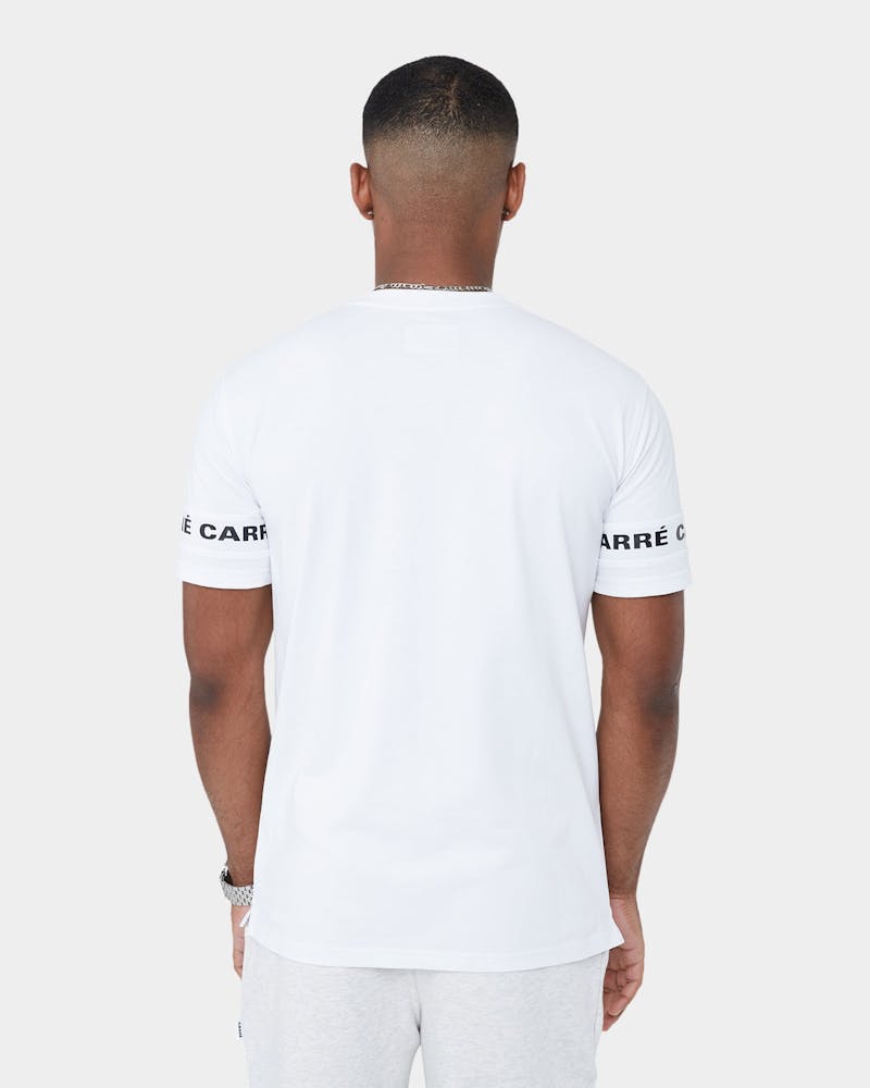 Carré La Manche Short Sleeve T-Shirt White thumbnail - 4