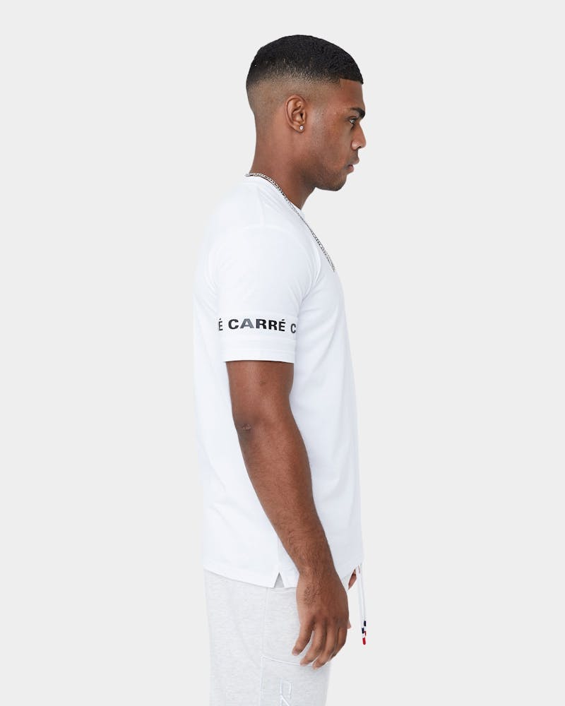 Carré La Manche Short Sleeve T-Shirt White thumbnail - 5