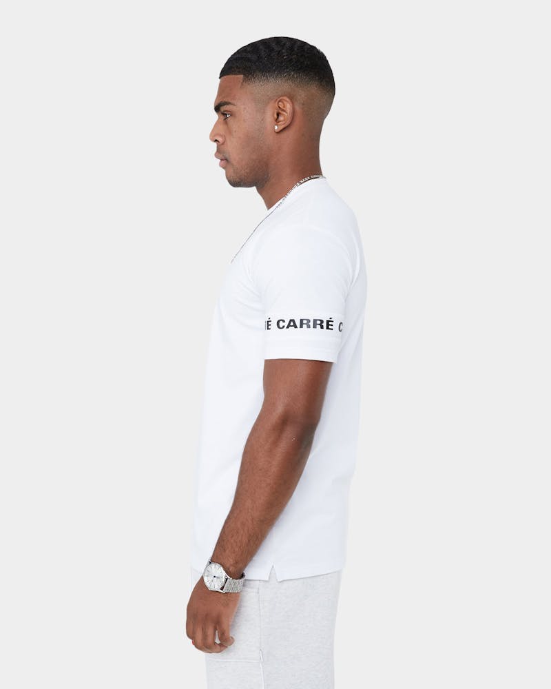 Carré La Manche Short Sleeve T-Shirt White thumbnail - 6