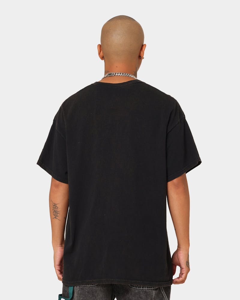 Goat Crew Goat Crew X Stranger Things Hellfire Club Vintage T-Shirt Washed Black