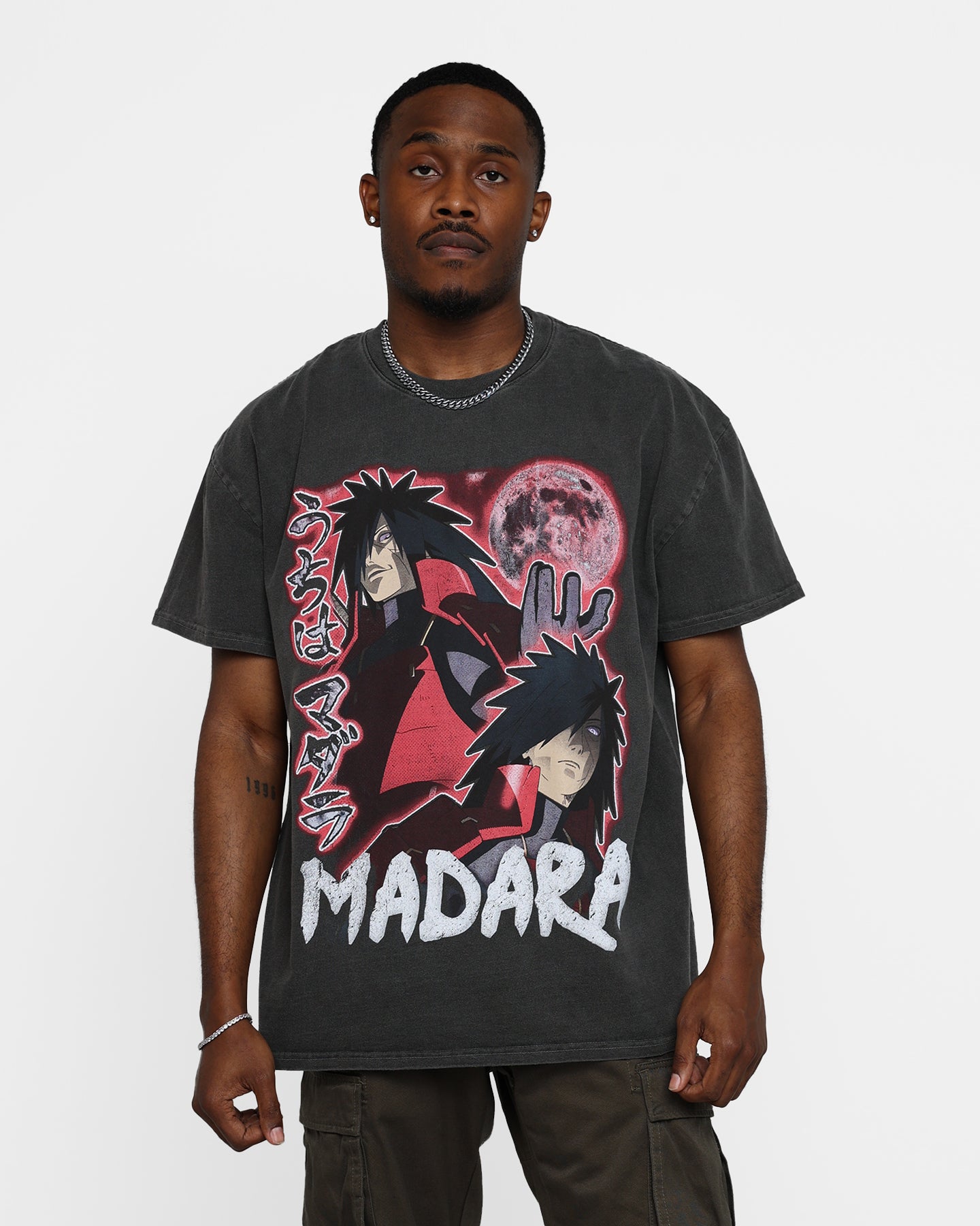 Goat Crew X Naruto Madara Heavyweight Vintage T-Shirt