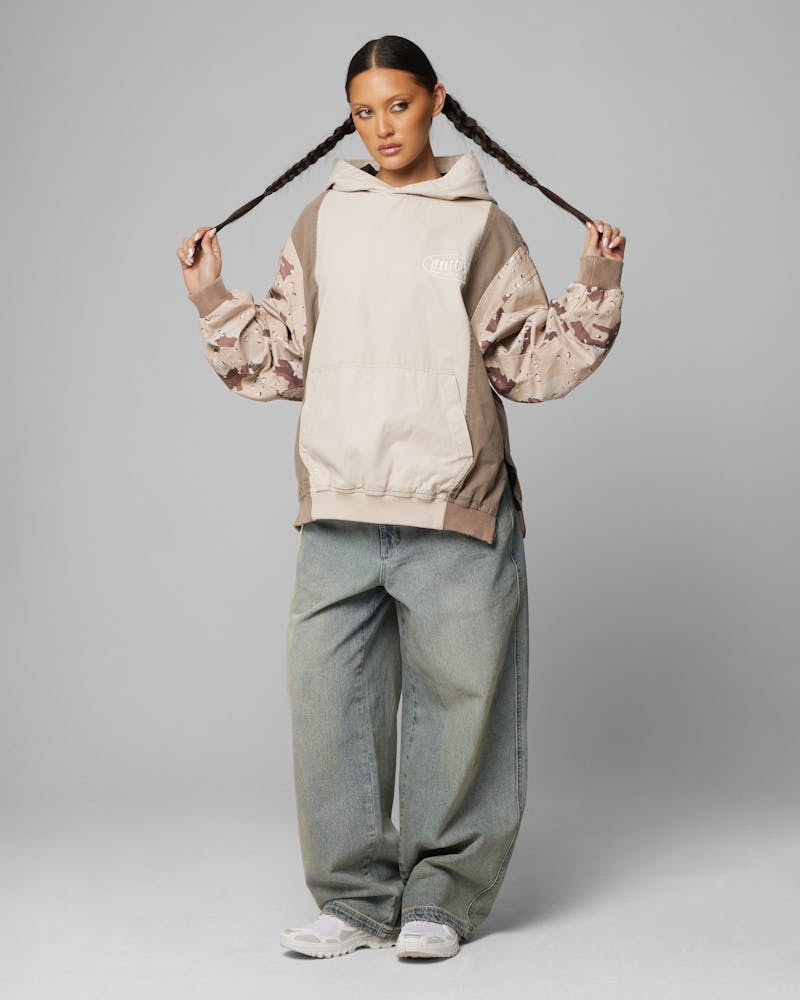 Loiter Splinter Hoodie Desert Camo
